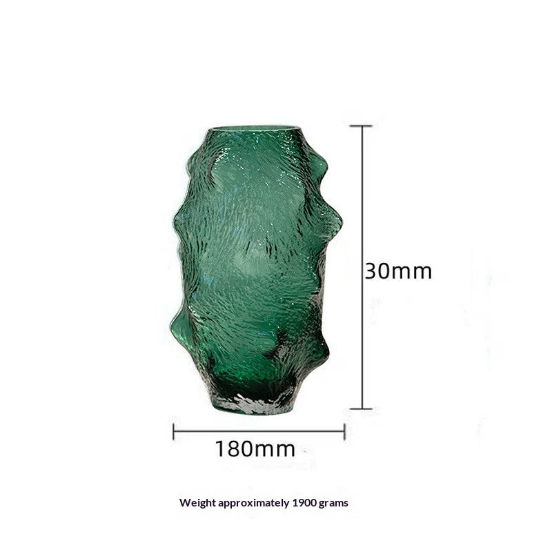 Modern Minimalist Irregular Sea Cucumber Glass Vase