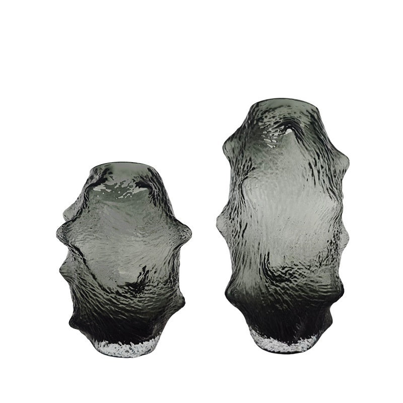 Modern Minimalist Irregular Sea Cucumber Glass Vase