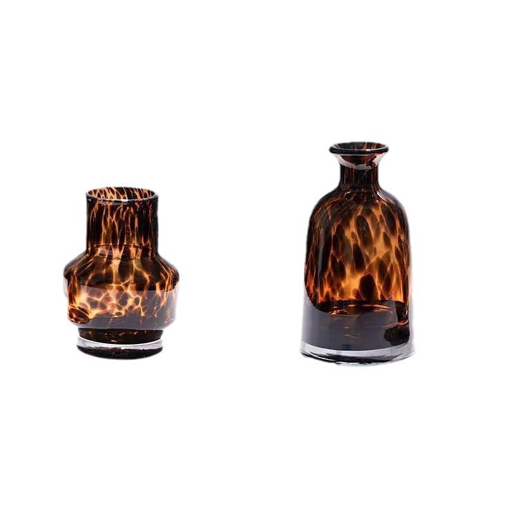Luxury Leopard Glass Vase