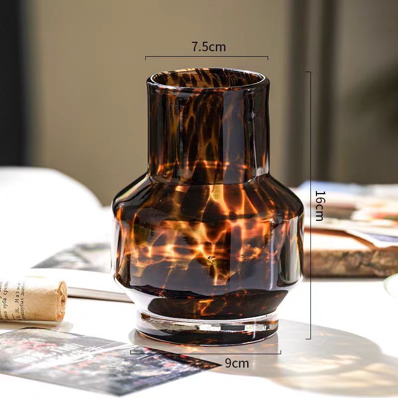 Luxury Leopard Glass Vase